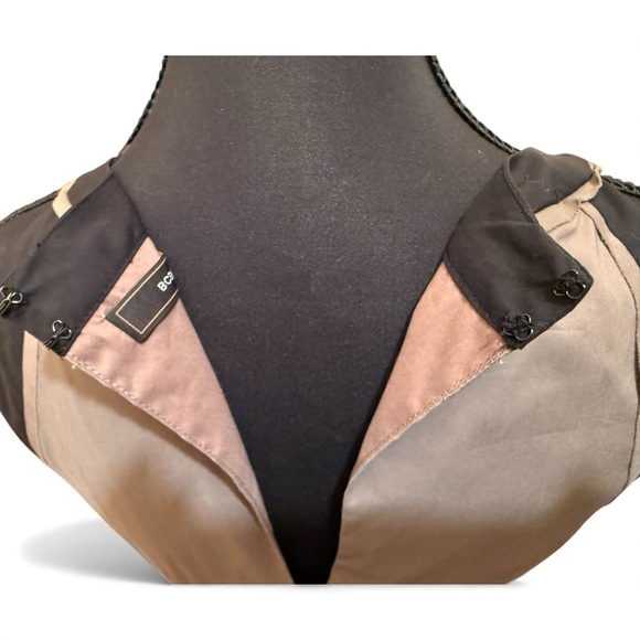 BCBGMaxAzria Brown Ruffled Mini Dress - Picture 4 of 7